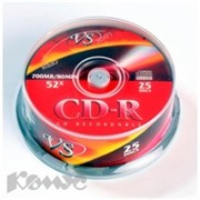 Носители информации VS CD-R 700MB 52x Cake/25