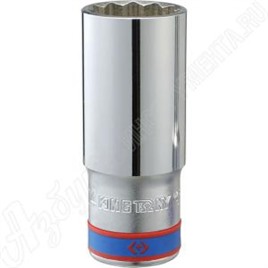Головка торцевая глубокая двенадцатигранная 1/2", 8 мм, KING TONY, 423008M