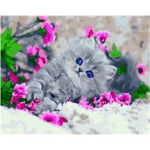Картина для рисования по номерам "Маленький котенок" арт. GX 5985 m