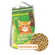 Древесный наполнитель Сибирская кошка "Лесной"для котят 5л.