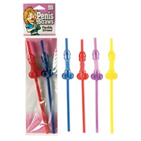 California Exotic Penis Straws 
Трубочки для коктейлей в форме пениса, 2 штуки