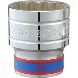 Головка торцевая стандартная двенадцатигранная 1/2", 11 мм, KING TONY, 433011M