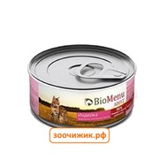 Консервы BioMenu Adult для кошек паштет с индейкой (100 гр)