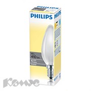 Электрич.лампа Philips свеча/матовая 40W E14 FR/B35 (10/100)