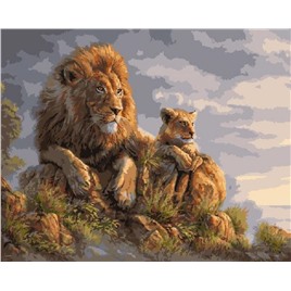 Картина для рисования по номерам "Король Лев" арт. GX 8459