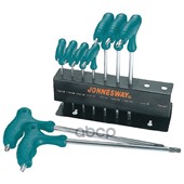 Комплект угловых ключей  TORX  двусторонних, Т10-Т50, 9 пр. Jonnesway Jonnesway арт. 'H10MT09S'