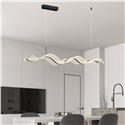 Подвесная люстра "Волна" черная