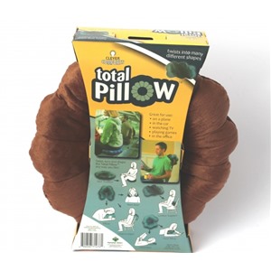 Подушка-трансформер для путешествий Total Pillow (Тотал Пиллоу) Коричневая