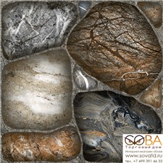 Керамогранит Kair  многоцветная рельефная (KR4P452D) 32,6x32,6 купить по лучшей цене в интернет магазине стильных обоев Сова ТД. Доставка по Москве, МО и всей России