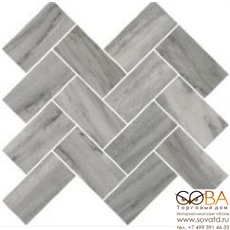 Мозаика Vitra  Palissandro Шеврон Серый (5*10) 32х28 купить по лучшей цене в интернет магазине стильных обоев Сова ТД. Доставка по Москве, МО и всей России