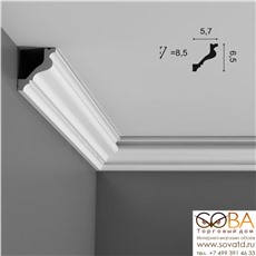 Карниз Orac Decor C200 Luxxus купить по лучшей цене в интернет магазине стильных обоев Сова ТД. Доставка по Москве, МО и всей России