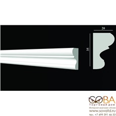 Лепнина Decor-Dizayn Молдинг DD607 купить по лучшей цене в интернет магазине стильных обоев Сова ТД. Доставка по Москве, МО и всей России