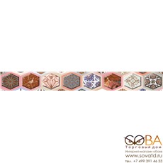 Бордюр Navarra  Carmin "Arabesco" 50,5х6,2 купить по лучшей цене в интернет магазине стильных обоев Сова ТД. Доставка по Москве, МО и всей России