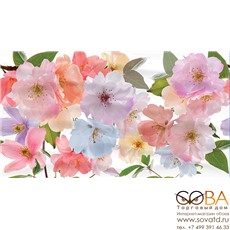 Плитка Dec Clematis Panno A КПН16ClematisA 25х45 купить по лучшей цене в интернет магазине стильных обоев Сова ТД. Доставка по Москве, МО и всей России