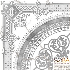 Декор Classic Marble  Белый G-270/G/d02/40x40 купить по лучшей цене в интернет магазине стильных обоев Сова ТД. Доставка по Москве, МО и всей России