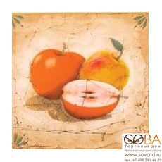 Декор Гурман  яблоко (D-498) 16,5х16,5 купить по лучшей цене в интернет магазине стильных обоев Сова ТД. Доставка по Москве, МО и всей России