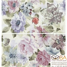 Декор APE  Set (2) Lydia Malva/Lavanda 31х60 купить по лучшей цене в интернет магазине стильных обоев Сова ТД. Доставка по Москве, МО и всей России