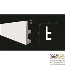 Лепнина Decor-Dizayn Молдинг DD617 купить по лучшей цене в интернет магазине стильных обоев Сова ТД. Доставка по Москве, МО и всей России