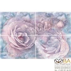 Панно Serenity  P4D688 60х40 (из 4-х пл.) купить по лучшей цене в интернет магазине стильных обоев Сова ТД. Доставка по Москве, МО и всей России