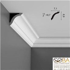 Карниз Orac Decor CX100 Axxent купить по лучшей цене в интернет магазине стильных обоев Сова ТД. Доставка по Москве, МО и всей России