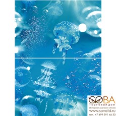 Панно Medusa P2D236  из 2-х плиток 30х40 купить по лучшей цене в интернет магазине стильных обоев Сова ТД. Доставка по Москве, МО и всей России