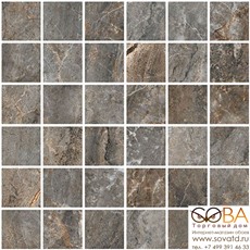 Мозаика Vitra  Marble-X Аугустос Тауп Лаппато Ректификат (5х5) 30х30 купить по лучшей цене в интернет магазине стильных обоев Сова ТД. Доставка по Москве, МО и всей России