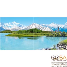 Панно Greatness  P4D229 80х40 (из 4 плиток) купить по лучшей цене в интернет магазине стильных обоев Сова ТД. Доставка по Москве, МО и всей России