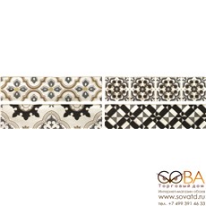 Декор Arezzo Oro Conjunto Комплект ов из 4 плиток 75х300 мм/150х600 мм купить по лучшей цене в интернет магазине стильных обоев Сова ТД. Доставка по Москве, МО и всей России