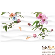 Плитка Dec Clematis Panno C КПН16ClematisC 25х45 купить по лучшей цене в интернет магазине стильных обоев Сова ТД. Доставка по Москве, МО и всей России