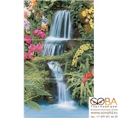 Панно Dec Cascade Panno ( из 3-х шт) КПН16Cascade 75х45 купить по лучшей цене в интернет магазине стильных обоев Сова ТД. Доставка по Москве, МО и всей России