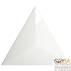 Керамическая плитка ZYX Evoke Traingle Level White Glossy (15x17)см 218240 (Испания) купить по лучшей цене в интернет магазине стильных обоев Сова ТД. Доставка по Москве, МО и всей России