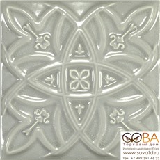 Декор Antique Crackle Deco Relieve Greengreycrack  150х150 мм/6шт купить по лучшей цене в интернет магазине стильных обоев Сова ТД. Доставка по Москве, МО и всей России