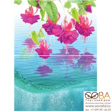 Панно P2-1 Ocean flowers P2-1D240  из 2-х плиток 30х40 купить по лучшей цене в интернет магазине стильных обоев Сова ТД. Доставка по Москве, МО и всей России