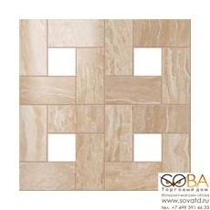 Мозаика Супернова Марбл Вудстоун Шампань  Лаппато 450х450 мм - 0,405/12,15 купить по лучшей цене в интернет магазине стильных обоев Сова ТД. Доставка по Москве, МО и всей России