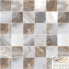 Мозаика Goldy  серый 30х30 купить по лучшей цене в интернет магазине стильных обоев Сова ТД. Доставка по Москве, МО и всей России
