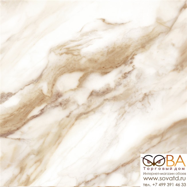 Керамическая плитка Eletto Ceramica Calacatta Oro Calacatta Oro 42x42 (42x42)см 507883001 (Россия) купить по лучшей цене в интернет магазине стильных обоев Сова ТД. Доставка по Москве, МО и всей России