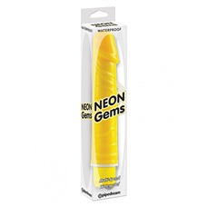 Вибратор NEON GEMS YELLOW 141318PD