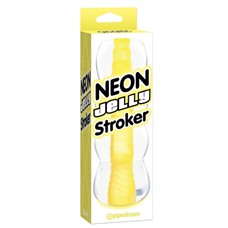 Мастурбатор Neon Jelly Stroker Yellow 311518PD