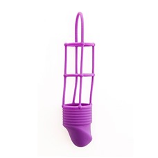 Насадка на пенис Ribbed Cockcage Purple SH-SHT211PUR