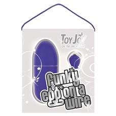 Виброяйцо FUNKY EGG ON A WIRE D PURPLE 10029TJ