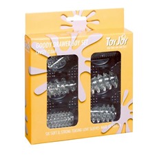 Набор из шести насадок на пенис Goody Drawer Joy Set Crusty Clear 9135TJ