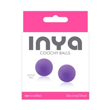 Фиолетовые вагинальные шарики без сцепки  INYA Coochy Balls Purple