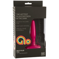 Анальная пробка GLO Vibrating Slim Pink 7051-02BXDJ