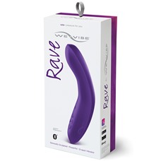 Фиолетовый вибромассажёр We Vibe Rave Purple - 19,3 см.