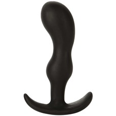 Черная анальная пробка для ношения Mood Naughty 2 4.5  Silicone - 11,4 см.