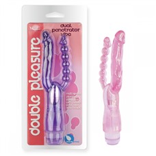 Вибростимулятор двойной фиолетовый Dual Panetrator Vibrator 10283050