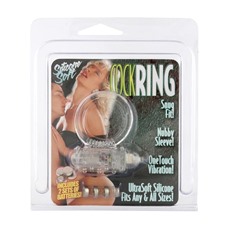 Виброкольцо COCKRING SILICON VIBR CLEAR 2K771CLSC