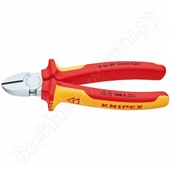 Кусачки боковые со страховочным креплением 180 мм KNIPEX KN-7006180T