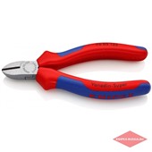 Бокорезы диагональные 125 мм, ручки с двухкомпонентными чехлами, KNIPEX, KN-7002125