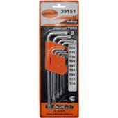 набор Г-обр. TORX 9ч (T10-T50) с отверстием (АвтоDело) 39151 АвтоDело арт. '39151'